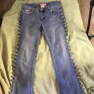 Platinum Plush blue jeans